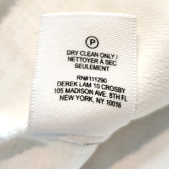 Derek Lam 10 Crosby Womens Horn-Toggle Shorts Size 6 White High Rise Frayed 3" - Picture 13 of 16